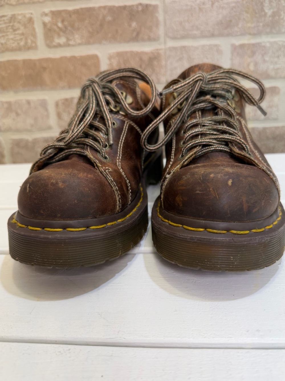 Doc Martens 10940 Grizzly Leather Chunky Lace Up Derby Men’s Sz 8 Vtg Y2k - Picture 3 of 11